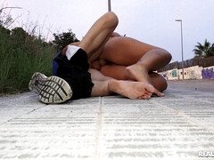 ハードコア, ヒール, ラティーナ, 裸, 自然山雀, アウトドア, ガリガリ, 濡れ