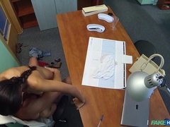 Amateur, Mamada, Estilo perrito, Fetiche, Lamidas, Oficina, Uniforme, Voyeur