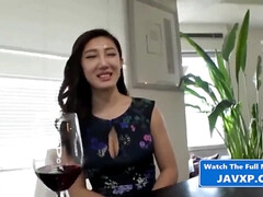 Aziatisch, Grote mammen, Pijpbeurt, Bruinharig, Hardcore, Japaans, Gezichtspunt, Tiener