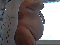 素人, ぽっちゃり, デカチン, ゲイ, シャワー, ウェブカメラ