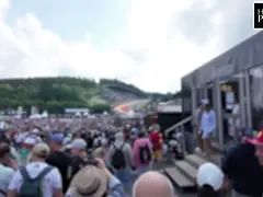 I BLOW his hard COCK at a Formula 1 race. BELGIUM Spa - VLOG