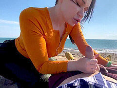 Strand, Blasen, Braunhaarige, Russisch, Spielzeuge