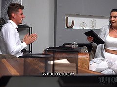 Bruinharig, Hd, Rijpe lesbienne, Kut duiken, Lerarin