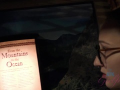 Leie, Blasen, Freundin, Brille, Pov, Öffentlich, Abendanzug, Titten