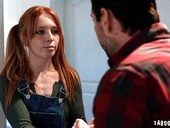 18, 茶髪の, フェムドム, キス, 小柄, オマンコ, ラフ, オッパイの