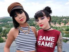 Cul, Double pénétration, Hard, Interracial, Lingerie, Fête, Rasée, Nénés