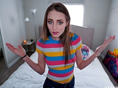 Cute and hot chick Kyler Quinn fucked by a pretty large dick