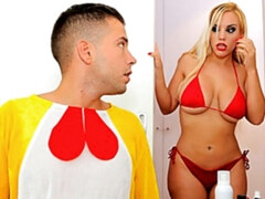 Grote kont, Grote mammen, Blond, Pijpbeurt, Hondjeshouding, Zoenen, Moeder die ik wil neuken, Natuurlijke tieten