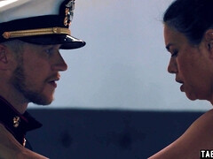 Stepson consoling his asian mommy stepmom