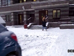 Grosse bite, En gros plan de très près, En levrette, Argent, Rousse roux, Rugueux, Russe, Adolescente