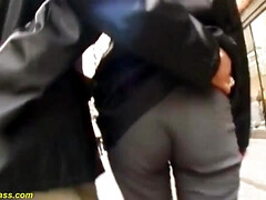 In den arsch, Blasen, Braunhaarige, Schwanz, Hardcore, Hd