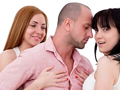 Большой член, Минет, Собачьи, Две девушки, Киски, Бритые, Тощие, Сиськи