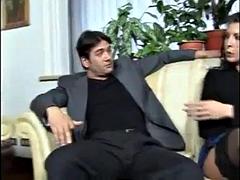 アナル, フェラチオ, イタリア人, 淫乱熟女