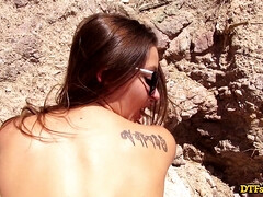 Blasen, Vollbusig, Schwanz, Hd, Reif, Natürlichen titten, Im freien, Rau