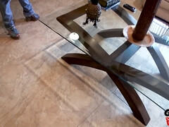 素人, お尻, ブロンド, フェラチオ, なめる, ピアス, 三人, オッパイの