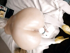 Anal, Cul, Blonde, Éjaculation interne, Pénétrer avec le poing, Orgasme, Pov, Jouets