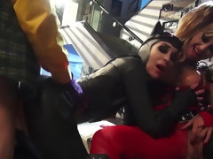 Grote mammen, Pijpbeurt, Bruinharig, Hondjeshouding, Groepseks, Hd, Vrouw, Vrouwwisselen