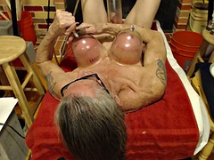 Tits and nipples pumped an orgasm