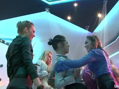 茶髪の, クラブ, ダンス, レザー, パンティ, パーティ, オマンコ, サテン