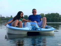 Большой член, Минет, Брюнетки, Сперма во рту, Натуральные, Голышом, Писсинг, Душ