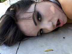 Cul à la bouche, Gros cul, Grosse bite, Sucer une bite, Brunette brune, Faciale, Lingerie, Suçant