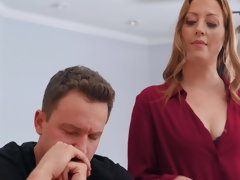 Insatiable stepmom Brianna Bree with small tits seduces her stepson for passionate sex