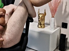Enthousiasteling, Grote lul, Sperma shot, Zwart, Gapende, Homo, Masturbatie, Student