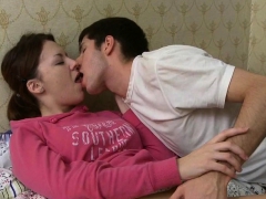 Braunhaarige, Europäisch, Fingern, Russisch, Jungendliche (18+)