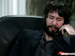 Siri Dahl gets eaten out and pleasantly fucked in bed