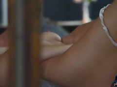 Cul, Gros seins, Blonde, Sucer une bite, Femme couguar, Hard, Lingerie, Culottes ou slips