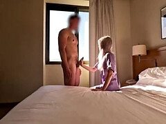 Amateur, Hotel, Italiano, Mucama, Público, Sorpresa, Adolescente, Uniforme