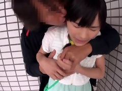 Sucer une bite, Collège université, Doigter, Japonaise, Public, Avaler, Nénés