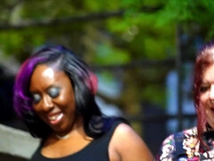 ぽっちゃり, デカ尻, デカパイ, フェラチオ, チン, 黒人, オージー