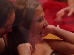 Group of american swingers meet.