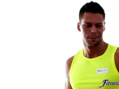 18 летние, Жопа, Блондинки, Две девушки, Спортзал, Русские, Учитель, Втроем