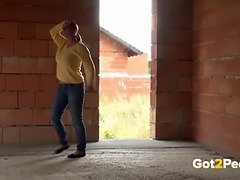 Enthousiasteling, Blond, Vrouw, Orgasme, Pissen, Alleen, Zoon, Spuiten