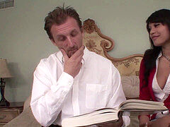 Sucer une bite, Faciale, Partouze, Léchez, Chatte, Rasée, Suçant, Adolescente