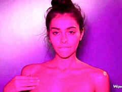 Amateur, Gros cul, Doigter, Masturbation, Nue, Solo, Adolescente, Nénés