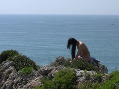 Asiatique, Cul, Brunette brune, Mamelons, Petite femme, Rasée, Maigrichonne, Nénés