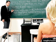 お尻, ブロンド, フェラチオ, 手コキする, 女子高生, ガリガリ, ストリッピング, ティーン