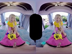 Tridimensionnel, Blonde, Actrice du porno, Pov, Nénés