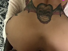 素人, デカパイ, カワイイ, キス, 下着, 淫乱熟女, ヤリマン, タトゥー