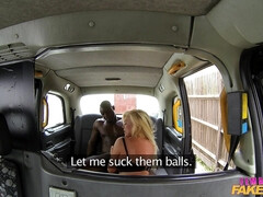 Female Fake Taxi - Big Black Male Stick Makes Cabbie Jizz 1