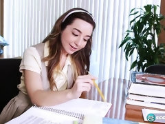 Cul, Blonde, Béant, Masturbation, Élève, Solo, Dénudage, Adolescente