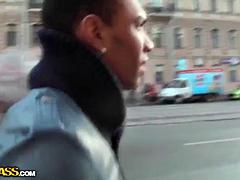 デカチン, デカパイ, 黒人, フェラチオ, 黒人, 異人種間, 一人, オッパイの