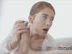 In den arsch, Arsch, Grosser schwanz, Blasen, Braunhaarige, Hardcore, Hd, Realität