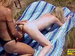 Amateur, Francés, Lesbiana, Al aire libre, Público