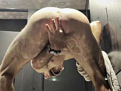 Grosser schwanz, Spermaladung, Schwul, Masturbation, Im freien, Öffentlich, Sport, Spielzeuge