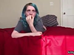 Gohitc slut Amy squirms while I punish her