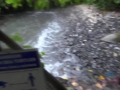 Amateur, Plage, Doigter, Exhib, De plein air, Pov, Fumer, Mouillée